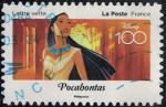 France 2023 Used Disney 100 ans d'histoires  partager Pocahontas Y&T FR 2320 SU