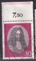 ALLEMAGNE - 1966 - Leibniz - Yvert 375  Oblitr