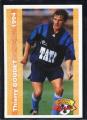Carte PANINI Football 1994 N 150 T. GOUDET Le Havre   Milieu fiche au dos