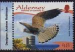 Alderney (Aurigny) 2008 - Rapace sdentaire: faucon crcerelle- YT 329/SG 338 **
