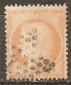 france - n 38b  obliter toile - 1870 