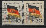 DDR  - 1959 - YT n 439 & 441  oblitr  