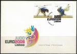 Portugal 2008 enveloppe FDC Championnats d'Europe de Judo Euro 2008 Lisboa
