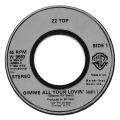 SP 45 RPM (7")   ZZ Top  "  Gimme all your lovin'  "  Angleterre