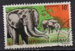 Gabon - Y.T. 206 - Elphants - Oblitr - anne 1967