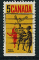 Canada 1968 - YT 404 - oblitr - joueur de cross