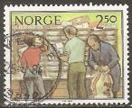 norvege - n 853  obliter - 1984