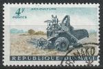 Timbre oblitr n 20(Yvert) Mali 1961 - Agriculture, moissonneuse-batteuse
