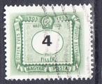 HONGRIE- 1953 - Yvert Taxe 197 Oblitr