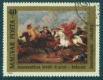 Hongrie 1976 - Y&T 2491 - oblitr - Bataille de Kuruc-Labanc, cheval (Equus fer