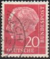 Allemagne Ouest/W. Germany 1954 - Prsident Theodor Heuss - YT 69 