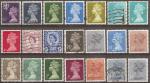 royaume-uni - 21 timbres obliters (lot 6)
