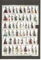 Espagne N Yvert Costumes fminins (neuf/**) (53 timbres)