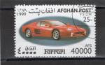 Timbre Afghanistan Oblitr / 1999 / Y&T N? - Automobile - Ferrari 512M