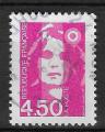 FRANCE - 1996 - Yt n 3007 - Ob - Marianne du Bicentenaire 4,50F rose