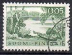 FINLANDE N 533 o Y&T 1963-1972 Vue du lac de Keuru