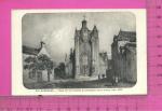 GUERANDE : Place de la Psalette, Collgiale Saint-Aubin vers 1840