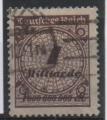 Allemagne, Empire : n 320 o oblitr anne 1923
