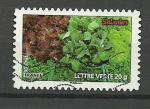 France timbre n 740 ob anne 2012  "Des Lgumes pour une lettre verte" Salade