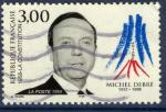 France 1998 - YT 3128 - cachet vague - hommage  Michel Debr