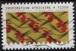   1664 - Srie "Tissus africains" - Oblitr - anne 2019