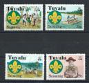 Tuvalu N51/54** (MNH) 1977 - Scoutisme