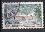 Timbre FRANCE 1966 - YT 1483 - Runion de la Lorraine et du Barrois  la France