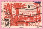 Marruecos 1950.- Oasis sobrecargado. Y&T 298. Scott 263. Michel 324.