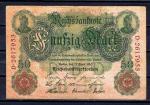 Allemagne 1910 billet 50 Mark (3) pick 41 VF ayant circul
