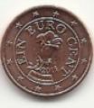 Autriche 2011 - Pice/Coin 1 urocent (0,01 ) - peu circule et trs propre