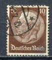 Timbre ALLEMAGNE Empire  III Reich 1933 - 36  Obl  N 489   Y&T Personnage