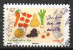 France Oblitr Adhsif Yvert N967 Aliments bio  2014