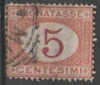 Italie 1890 - Timbre taxe 5 c.