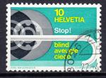 SUISSE - 1967  - Aide aux aveugles- Yvert 784 Oblitr