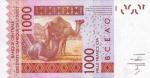 Afrique De l'Ouest Niger 2014 billet 1000 francs pick 615n neuf UNC