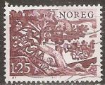 norvege - n 701  obliter - 1977