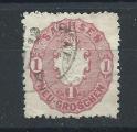 Allemagne - Saxe N15 Obl (FU) 1863/67 - Blason
