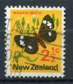 Timbre NOUVELLE ZELANDE 1970 - 71  Obl   N 511   Y&T  Papillon