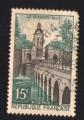 France 1957 Oblitr Rond Used Stamp Le Quesnoy Nord spia et vert-bleu Y&T 1106