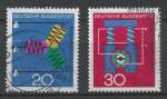 Allemagne - 1966 - Yt n 378/79 - Ob - Transmission triphase ; dynamo
