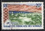 Cte des somalis 1965; Y&T n 323; 20F, paysage, Tadjourah