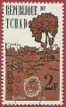 Tchad 1961-62.- Fauna y vistas. Y&T 68. Scott 72. Michel 71.