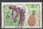 COTE d'IVOIRE N 260   de 1967 oblitr "l'ananas"