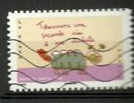 France timbre oblitr anne 2014 Ecogestes "Trouvons une seconde Vie  nos... 