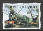 St. Thomas & Principe Islands - Scott 888    train