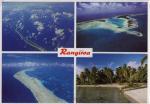 Polynsie F., Rangiroa (987) - Vues ariennes sur le plus grand atoll du monde
