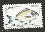 France timbre n 1687 oblitr anne 2019  Poissons de mer, Daurade