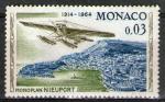 **   MONACO    0,03 F  1964  YT-639  " Monoplan - Nieuport "  (N)   **