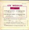 EP 45 RPM (7")  Les Missiles / Beatles  "  Je sais que tu triches  "