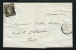 Rare lettre de Paris ( Bureau B ) pour Châteauroux ( Seine 1849 ) avec un n° 3